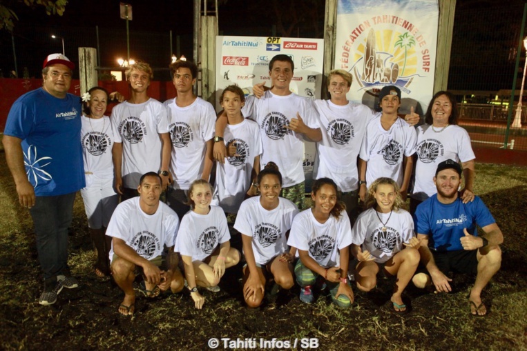 La sélection de Tahiti comporte au total 11 athlètes