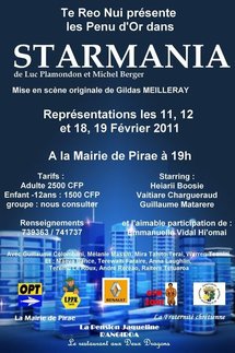 Comédie musicale STARMANIA by TE REO NUI Penu d'Or