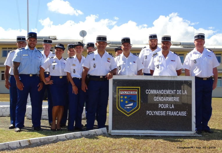 Prise de commandement à la brigade de gendarmerie de Faa'a Prise de commandement à la brigade de gendarmerie de Faa'a