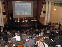 Nicolas Bertholon participe à la conférence sur les récifs coraliens