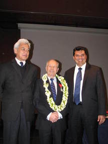 Nicolas Bertholon participe à la conférence sur les récifs coraliens