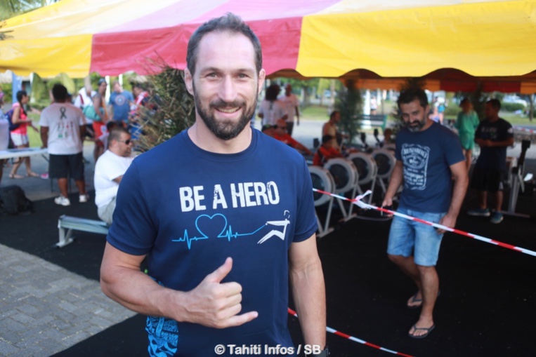 Cyril Gaudemer, champion de judo, s'est intéressé à l'aviron indoor Cyril Gaudemer, champion de judo, s'est intéressé à l'aviron indoor