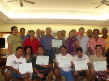 Pêche: remise des diplômes CACEP