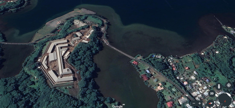 La prison de Papeari vue depuis Google Earth La prison de Papeari vue depuis Google Earth