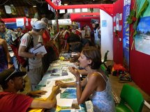 Ouverture de la sixième édition du salon du tourisme, salle Aora'i Tinihau