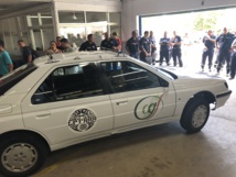 Une "voiture lego" pour s'entrainer à l'extraction des victimes