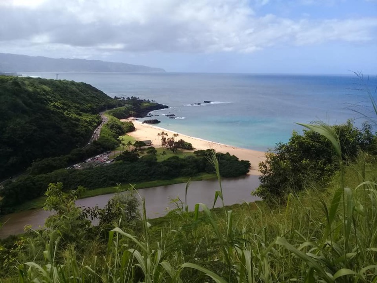 La célèbre baie de Waimea La célèbre baie de Waimea