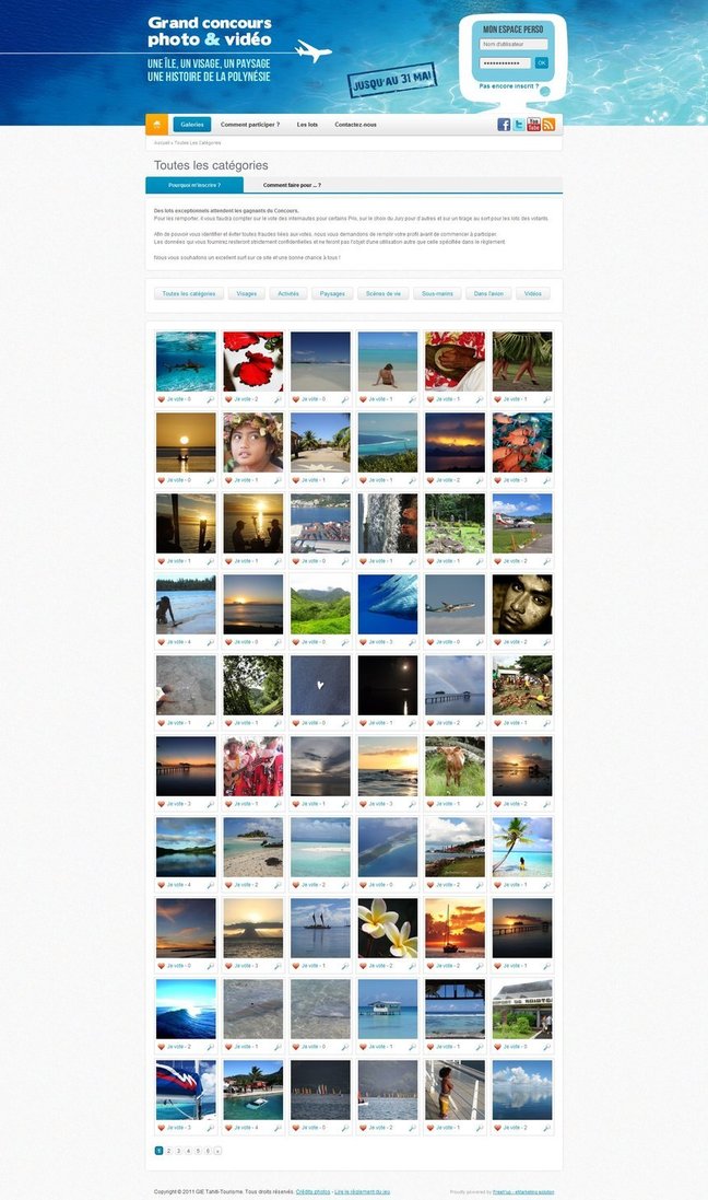 Lancement d'un Grand Concours Photo & Vidéo online par le GIE Tahiti Tourisme