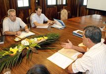 Réunion de travail entre le haut-commissaire et le vice-président