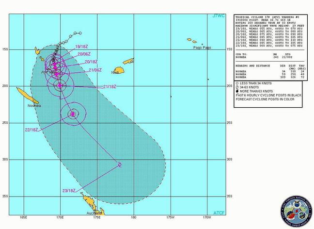 Un nouveau cyclone tropical menace le Sud de Vanuatu et la Nouvelle-Calédonie