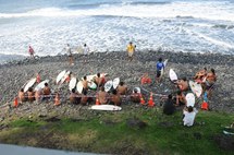 La toute première journée de Surf scolaire !