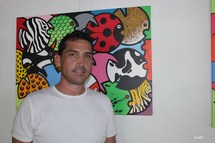 Exposition de tableaux de Christophe RICARD à l'assemblée