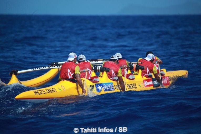 Shell Va'a a remporté deux étapes sur trois Shell Va'a a remporté deux étapes sur trois