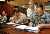 Communauté de communes des Iles Marquises: signature d'une Convention de collaboration avec le  Pays  