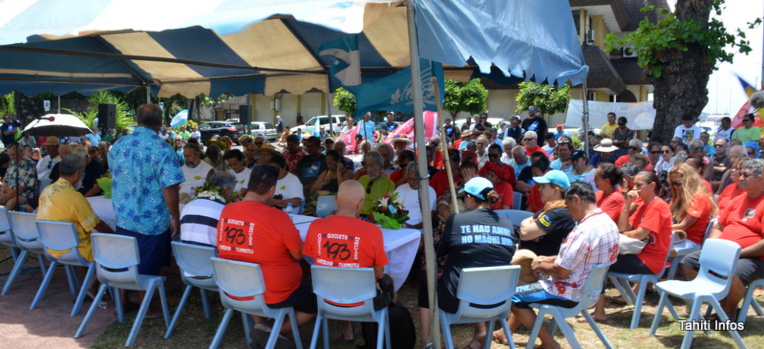 Oscar Temaru se dit victime d'une condamnation politique comme Pouvana'a Oscar Temaru se dit victime d'une condamnation politique comme Pouvana'a