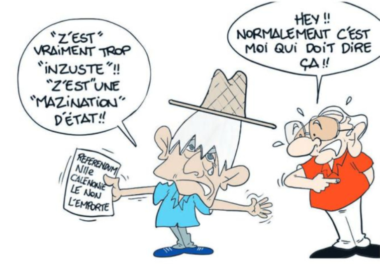 " Le Référendum en Nouvelle-Calédonie " vu par Munoz