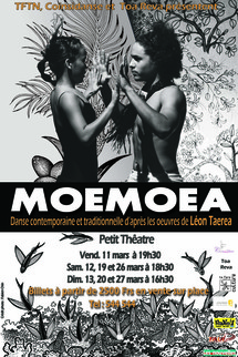 Moemoea Danse contemporaine et traditionnelle à partir des encres de