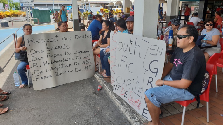 24 salariés de South Pacific Sécurité auraient suivi l'appel de la CSIP. 24 salariés de South Pacific Sécurité auraient suivi l'appel de la CSIP.