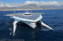 Le Tûranor PlanetSolar, un bateau d'exception dans nos eaux polynésiennes