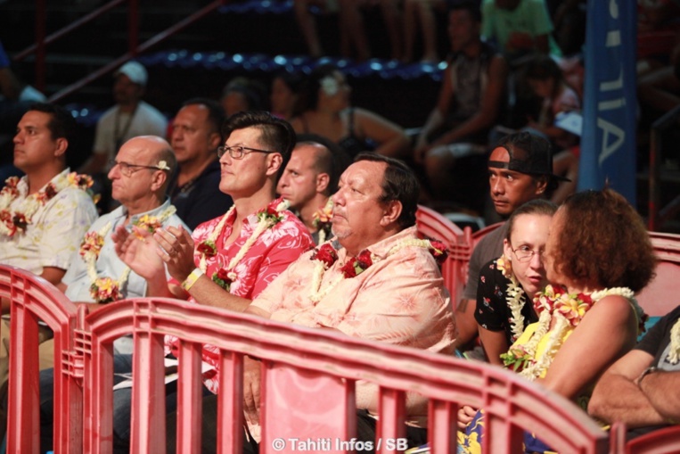 Le président du COPF, Mme la Ministre des sports étaient présents