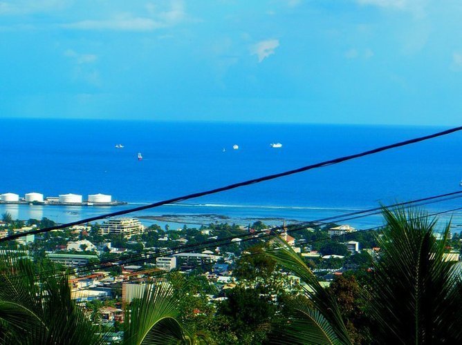 sur cette photo envoyée par Tararaina Raa , on voit la mer qui se retire