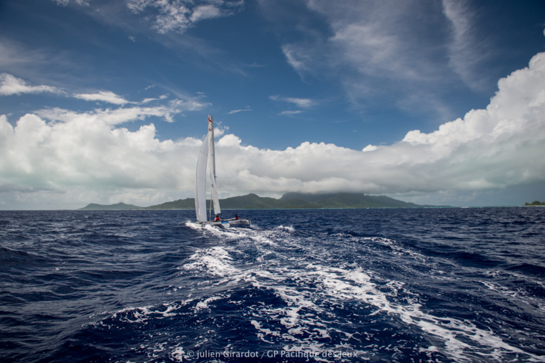 De belles traversées inter-îles étaient au programme du Grand Prix Pacifique des Jeux De belles traversées inter-îles étaient au programme du Grand Prix Pacifique des Jeux