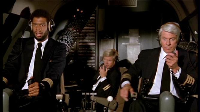 Image tirée du film "Y-a-t-il un pilote dans l'avion?"