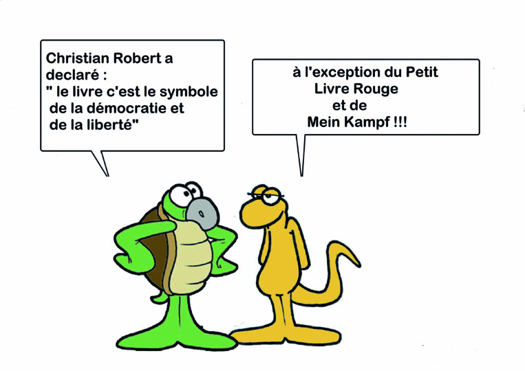 " Le salon du livre " vu par Munoz " Le salon du livre " vu par Munoz