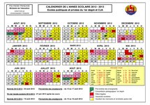 Le calendrier scolaire fixé pour les trois prochaines années