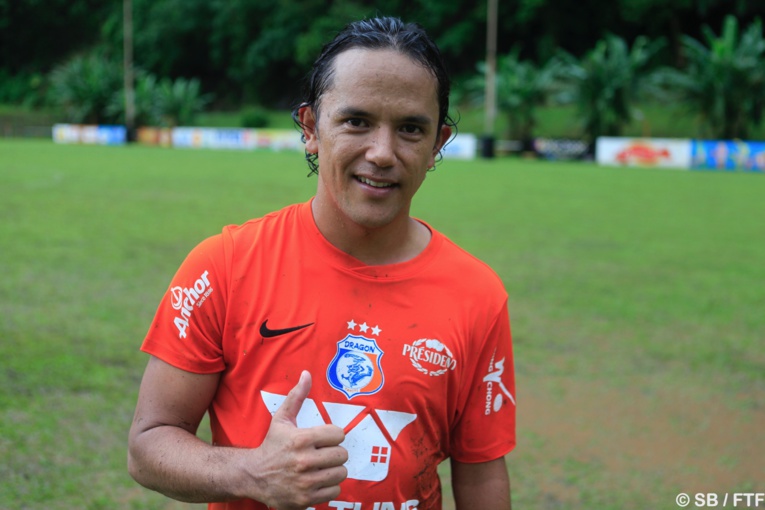 Marama Vahirua, joueur mais aussi président de l'as Dragon Marama Vahirua, joueur mais aussi président de l'as Dragon