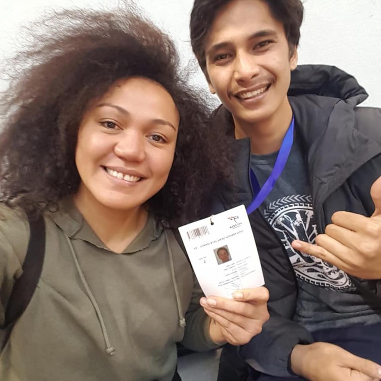 Tuarai était soutenu par Anne-Caroline Graffe Tuarai était soutenu par Anne-Caroline Graffe