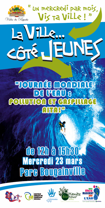 Le 23 Mars, Journée Mondiale de l'eau : Pollution et gaspillage, AITA !