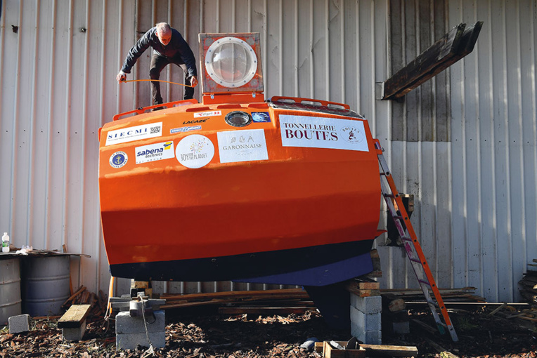 "Ma Route du rhum dans une barrique": un aventurier va traverser l'Atlantique dans un tonneau "Ma Route du rhum dans une barrique": un aventurier va traverser l'Atlantique dans un tonneau