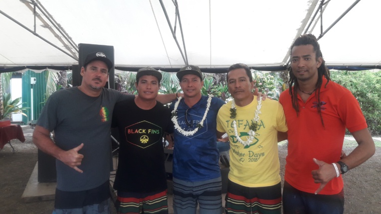 La sélection pour les océania 2019 Teavanui Barrier au centre fera office de capitaine