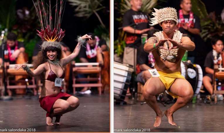 Hualani Obrero-Zablan et Jacksmith Tanuvasa ont remporté le 1er concours "Hura i Hawaii".