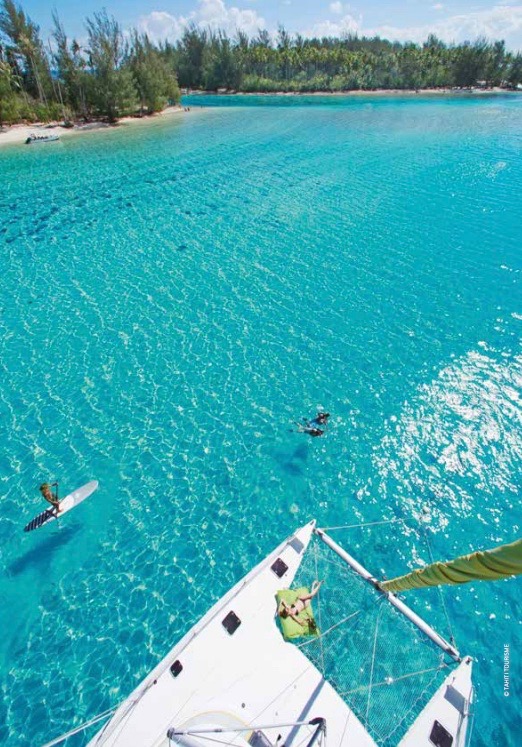 La Polynésie française se prête à merveille à la nage en eau libre