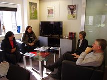 Beach Soccer : Nicole Bouteau et Noëlline Parker reçues à la FFF