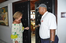 Les élus UPLD et les Iliens en réunion vendredi à l'APF.