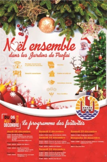 Opération "Noël ensemble" dans les jardins de Paofai Opération "Noël ensemble" dans les jardins de Paofai