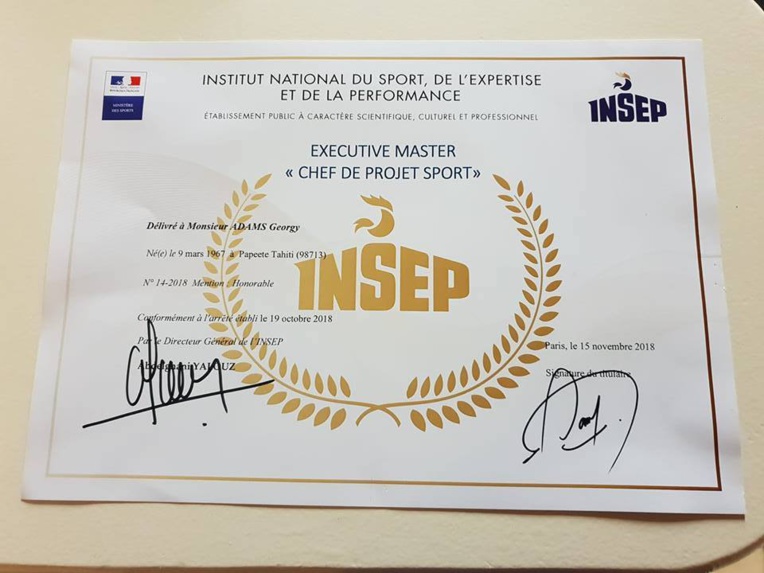 Basket - Formation : Georgy Adams obtient un " Exécutive Master " Basket - Formation : Georgy Adams obtient un " Exécutive Master "