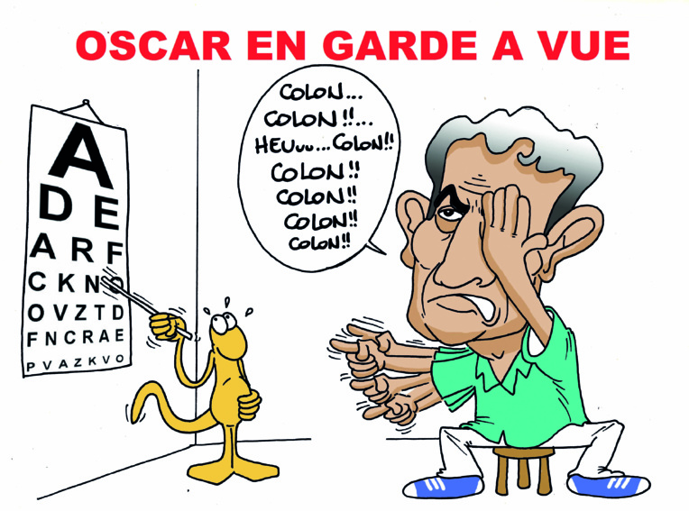" Temaru en garde à vue " par Munoz " Temaru en garde à vue " par Munoz