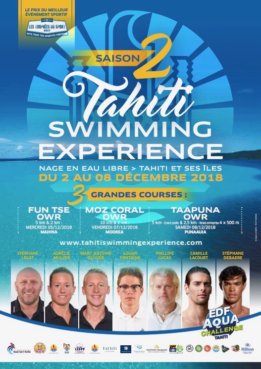 Nage en eau libre - Tahiti Swimming Experience : " Une discipline très tendance "
