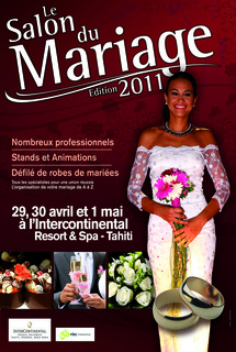 SALON DU MARIAGE 2011 à l'Intercontinental les 29, 30 avril et 1er Mai