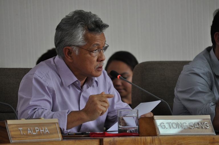 G.Tong Sang: "Cette motion aura un impact direct sur le climat social et économique du pays"