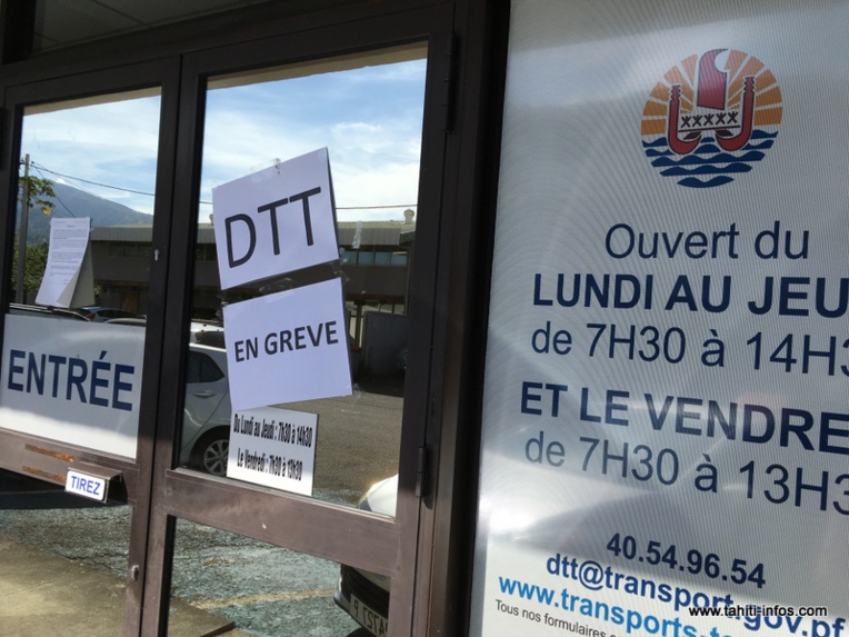 Grève : l'activité de la Direction des transports au point mort