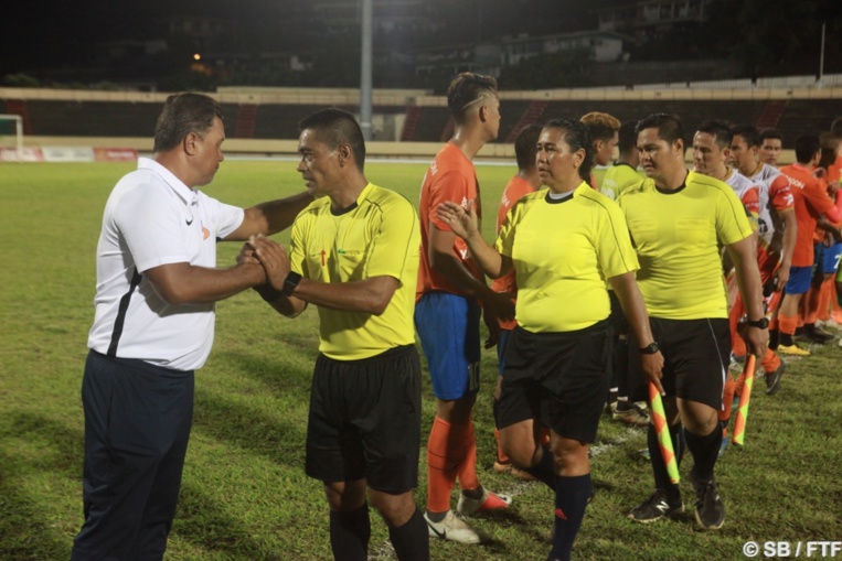 Le match a été arbitré par Norbert Hauata