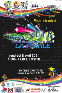 Vendredi soir, grande finale du UPA NUI place To'ata