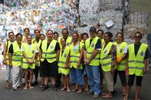 La commune de Pirae, en collaboration avec la SEP, sensibilise ses agents au tri