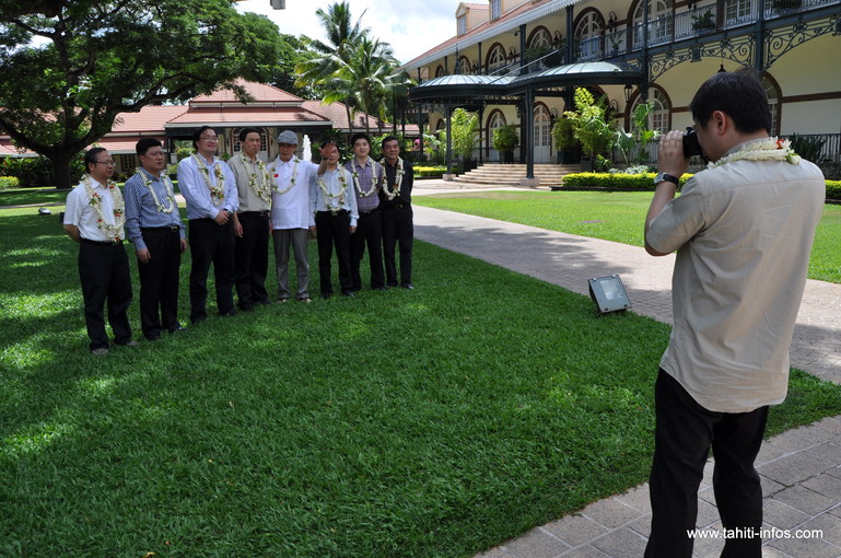 Pour recevoir la délégation chinoise,Temaru rouvre les portes de la Présidence