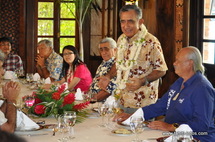 Pour recevoir la délégation chinoise,Temaru rouvre les portes de la Présidence